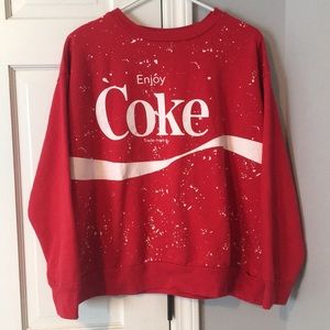 Coca-Cola crew neck sweatshirt